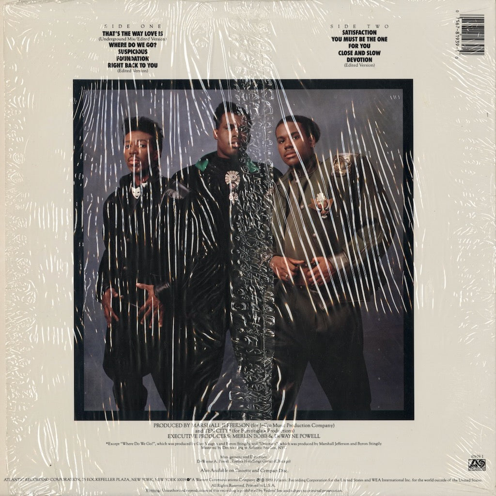 Ten City - Foundation (81939-1) 1989 US Atlantic｜中古LP