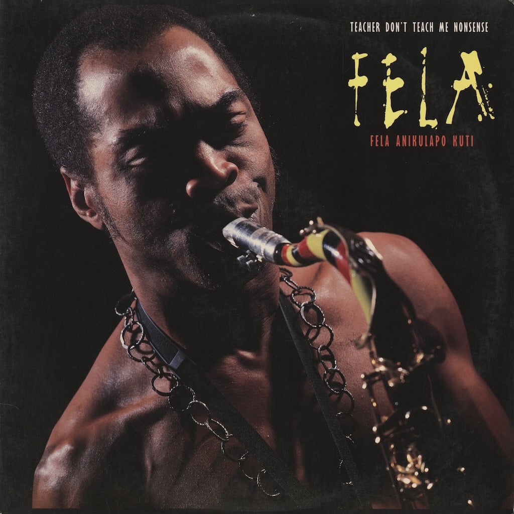 Fela Kuti - Teacher Don't Teach Me Nonsense (422 833 525-1 Q-1) 1986 US Mercury｜中古LP