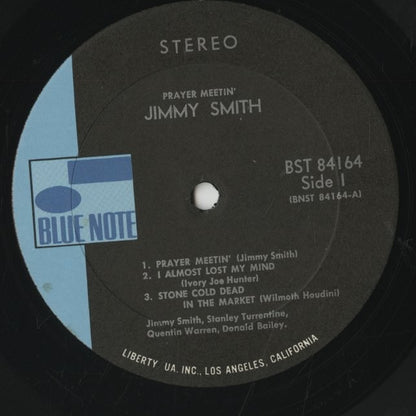 Jimmy Smith / ジミー・スミス / Prayer Meetin’ (BST 84164)