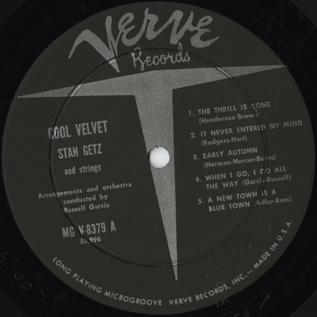 Stan Getz / スタン・ゲッツ / Cool Velvet (MG V-8379)