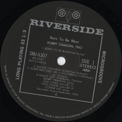 Bobby Timmons - Born To Be Blue! (SMJ-6307) 1982 JPN Riverside｜中古LP