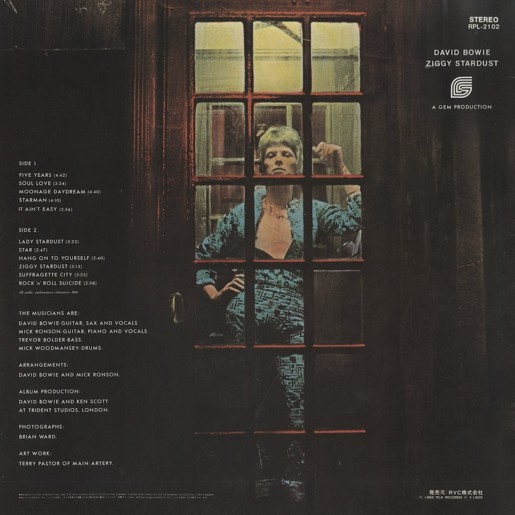 David Bowie / デヴィッド・ボウイ / Ziggy Stardust (RPL-2102)