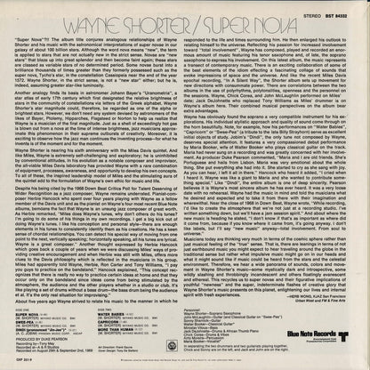 Wayne Shorter / ウェイン・ショーター / Super Nova (GXF 3019)