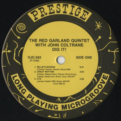 Red Garland - John Coltrane / レッド・ガーランド　ジョン・コルトレーン / Dig It! (OJC-392)
