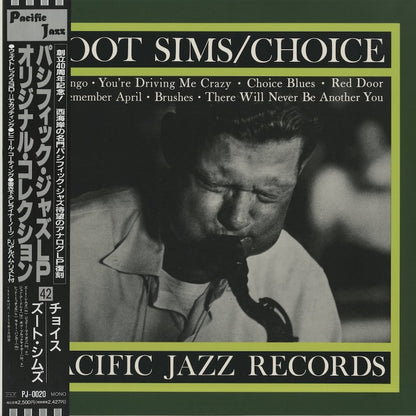 Zoot Sims Choice PJ-0020 LP 1961/1992 JPN Pacific Jazz
