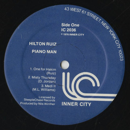 Hilton Ruiz / ヒルトン・ルイズ / Piano Man (IC 2036)