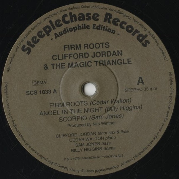 Clifford Jordan And The Magic Triangle / クリフォード・ジョーダン / Firm Roots (SCS-1033)