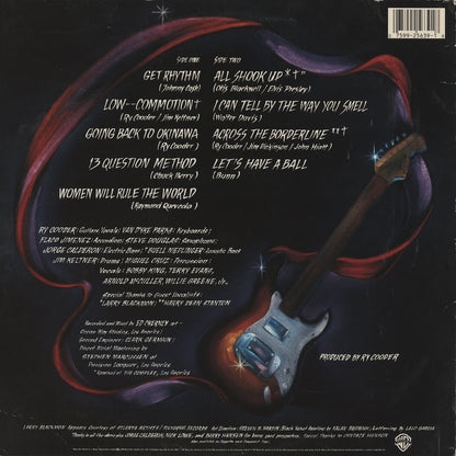 Ry Cooder - Get Rhythm (25639-1) LP 1987 US Warner Bros.