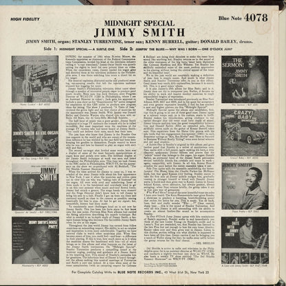 Jimmy Smith - Midnight Special (BLP-4078) 1961 US Blue Note｜中古LP