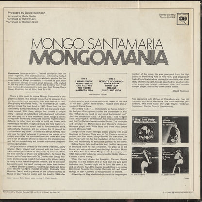 Mongo Santamaria - Mongomania (CS 9412) LP 1967 US Columbia｜中古LP