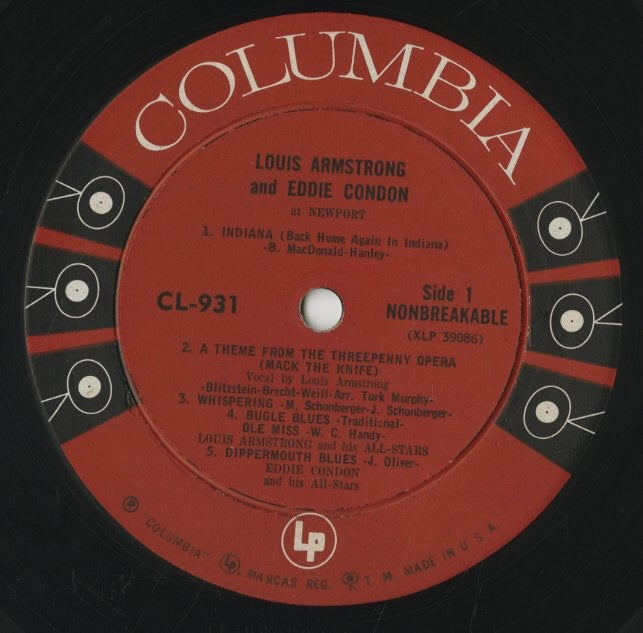 Louis Armstrong - Eddie Condon / ルイ・アームストロング　エディ・コンドン / At Newport (CL 931)