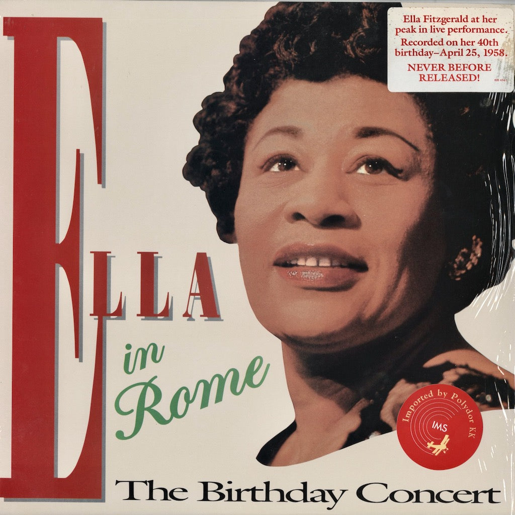 Ella Fitzgerald / エラ・フィッツジェラルド / Ella In Rome (The Birthday Concert) (835 454-2)