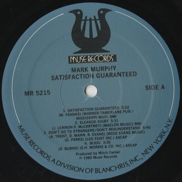 Mark Murphy / マーク・マーフィ / Satisfaction Guaranteed (MR5215)