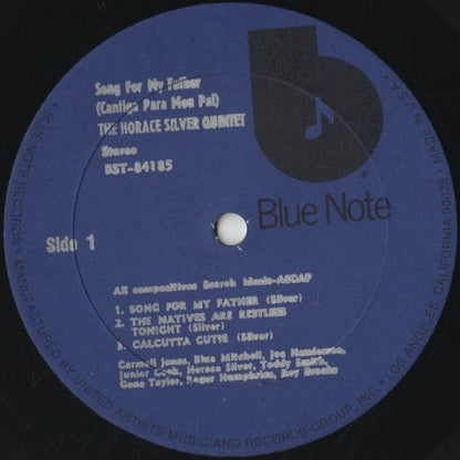 Horace Silver / ホレス・シルヴァー / Song For My Father (BST 84185)