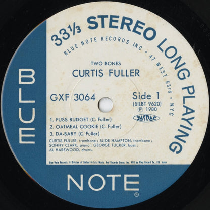 Curtis Fuller – Two Bones (GXF 3064) LP 1980 JPN Blue Note | 中古LP