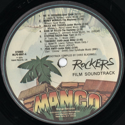 Rockers -OST (US) / ロッカーズ / Inner Circle, Burning Spear etc (MLPS 9587)