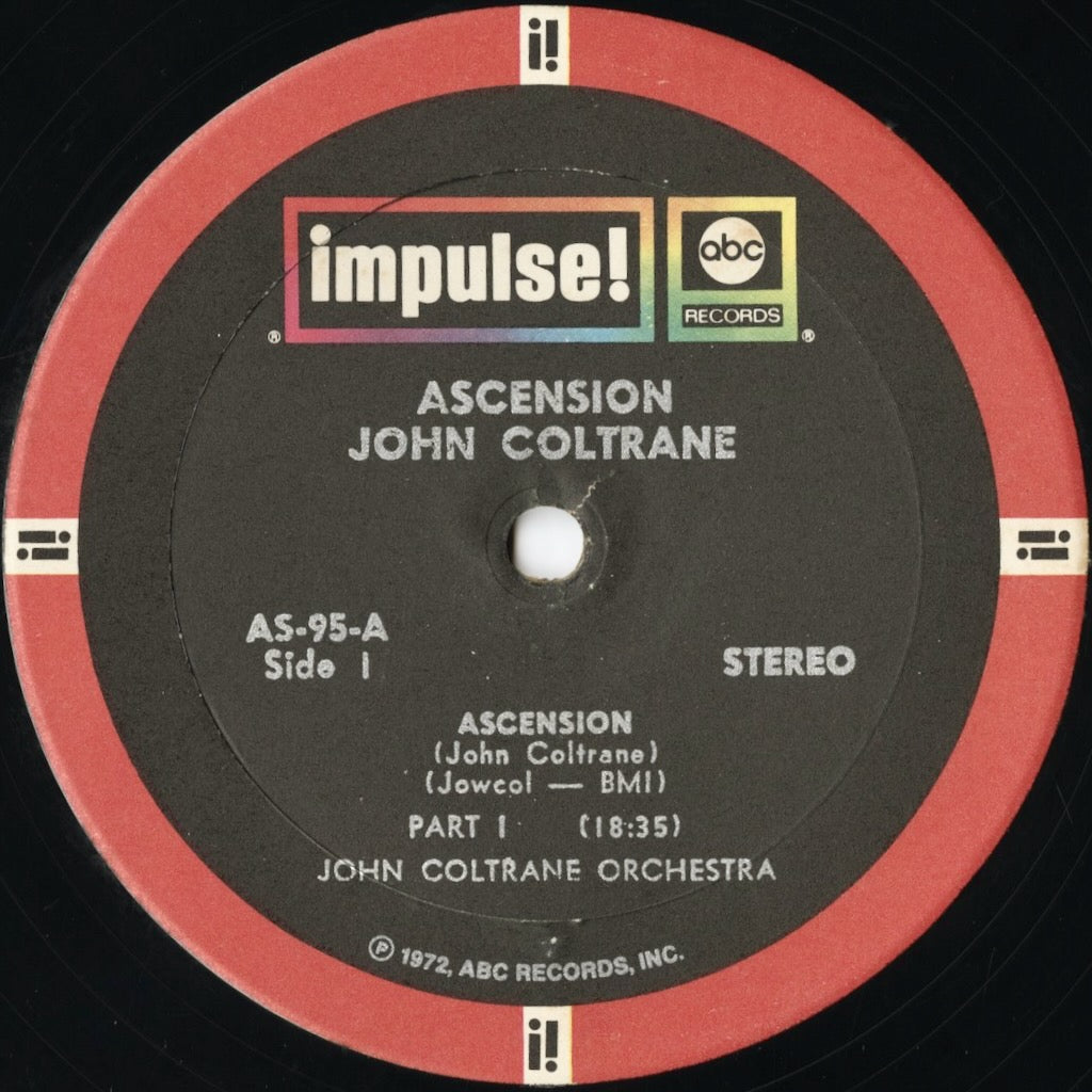 John Coltrane – Ascension (Edition II) (AS-95) LP 1972 US Impulse/ABC | 中古LP