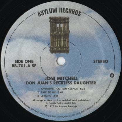 Joni Mitchell - Don Juan's Reckless Daughter (BB-701) 1977 US Asylum｜中古LP