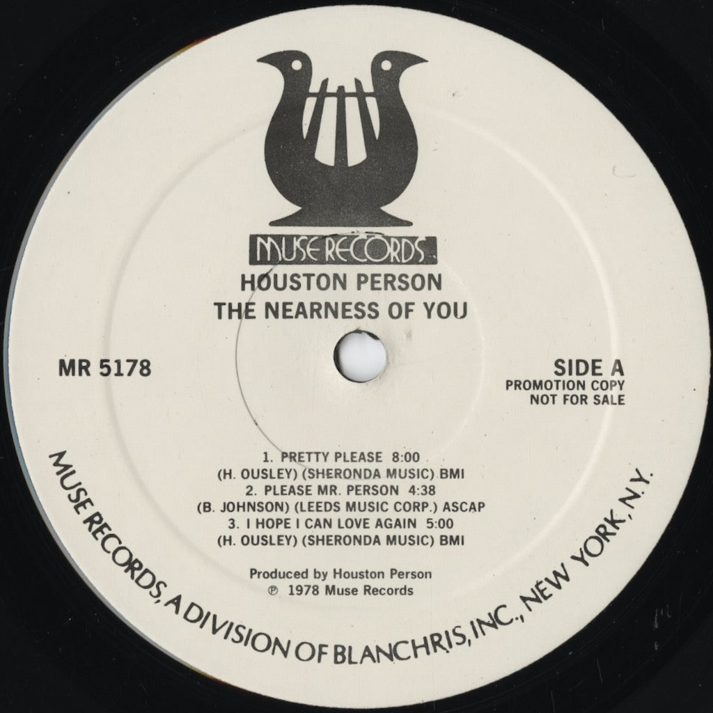Houston Person – The Nearness Of You (MR 5178) LP 1978 US Muse | 中古LP
