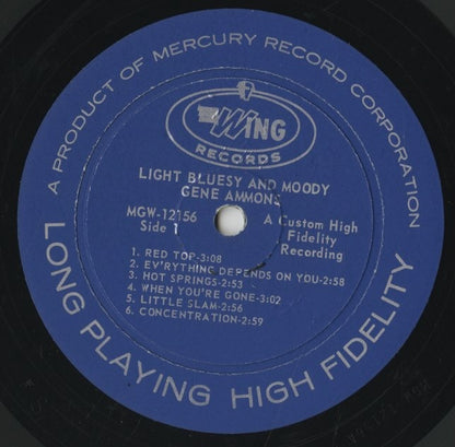 Gene Ammons / ジーン・アモンズ / Light, Bluesy, And Moody (MGW-12156)