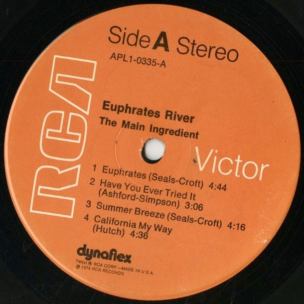 The Main Ingredient / メイン・イングレディエント / Euphrates River (APL1-0335)