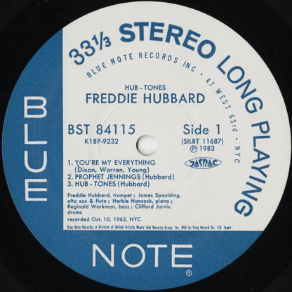 Freddie Hubbard - Hub-Tones (K18P 9232) LP 1962 JPN Blue Note｜中古LP