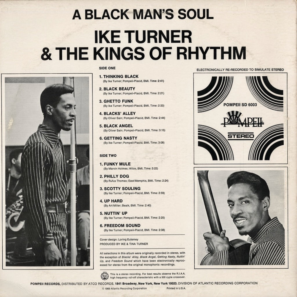 Ike Turner - A Black Man's Soul (SD 6003) 1969 US Pompeii｜中古LP