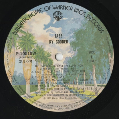 Ry Cooder / ライ・クーダー / Jazz (P-10519W)