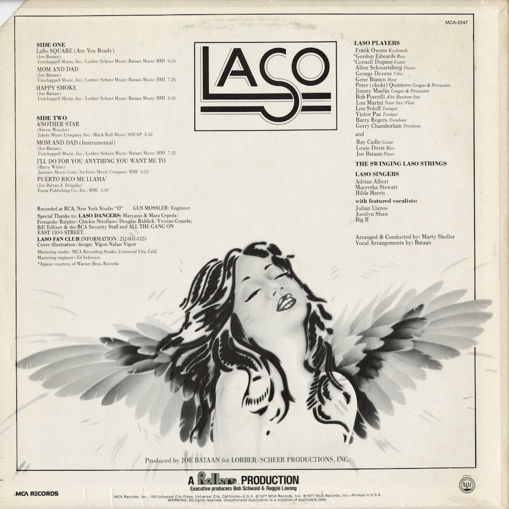 Laso - Laso (MCA2247) 1977 US MCA｜中古LP