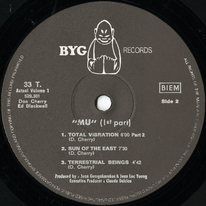 Don Cherry - Mu First Part (529.301) LP 1969 FRA BYG｜中古LP