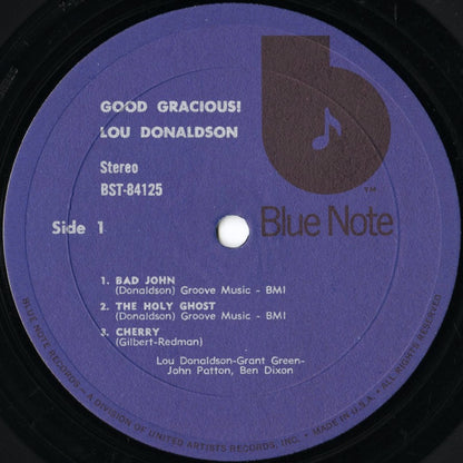 Lou Donaldson / ルー・ドナルドソン / Good Gracious! (BST-84125)