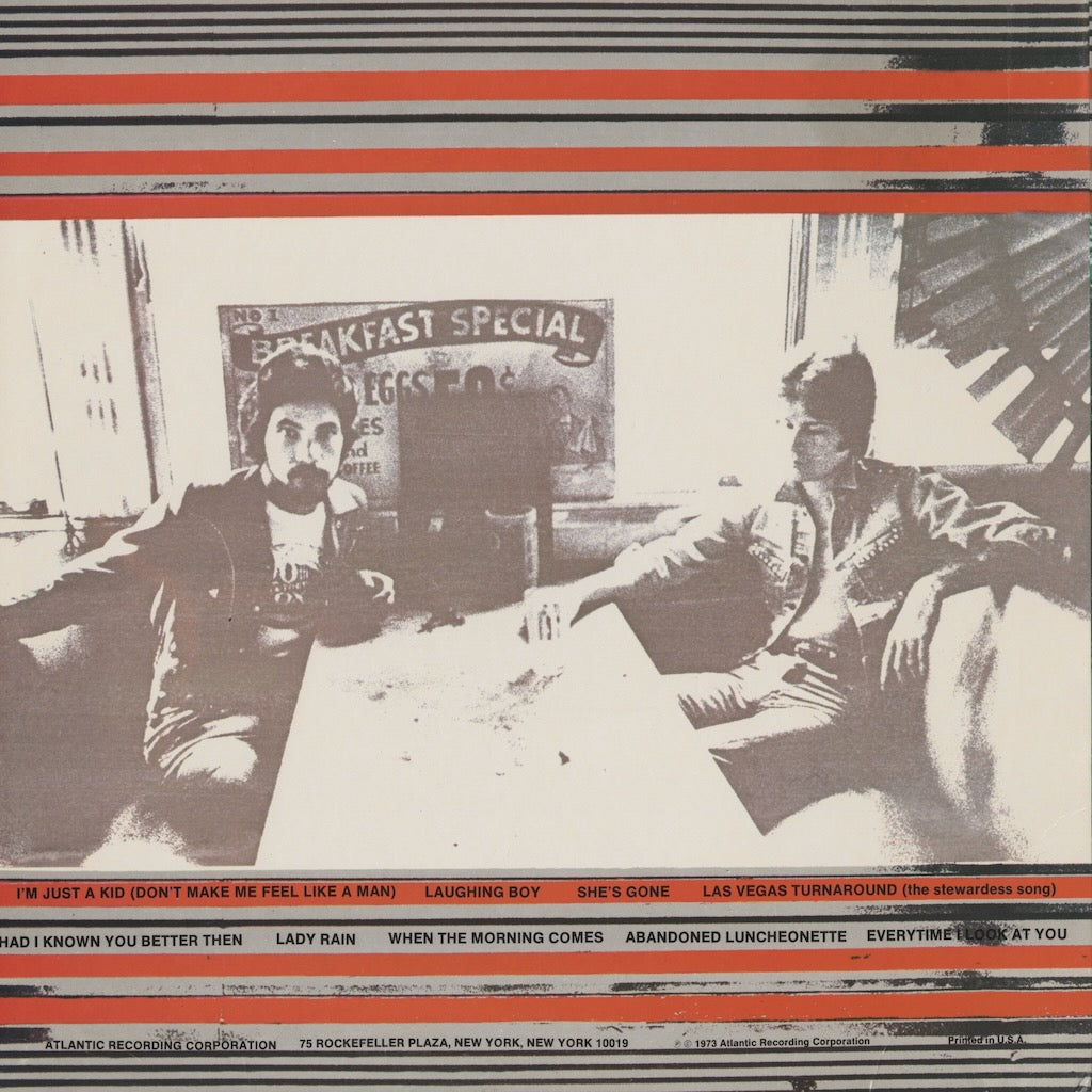 Daryl Hall & John Oates / ダリル・ホール　ジョン・オーツ / Abandoned Luncheonette (SD 19139) US 1977 Pressing