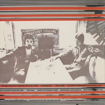 Daryl Hall & John Oates / ダリル・ホール　ジョン・オーツ / Abandoned Luncheonette (SD 19139) US 1977 Pressing