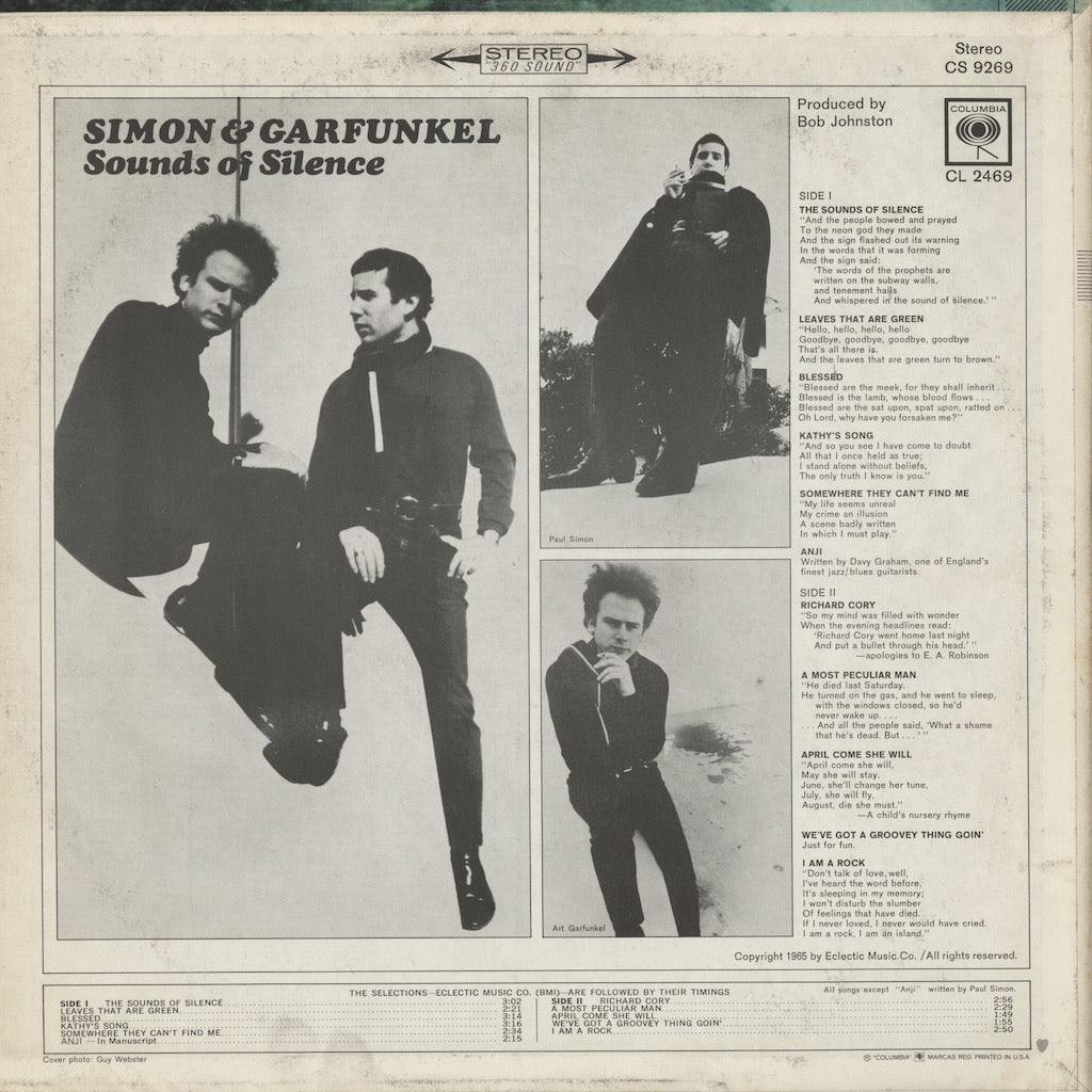 Simon and Garfunkel / サイモン＆ガーファンクル / Sounds of Silence (CS 9269)