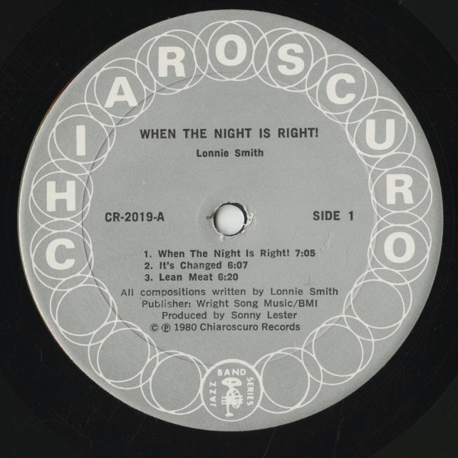 Lonnie Smith / ロニー・スミス / When The Night Is Right! (CR2019)