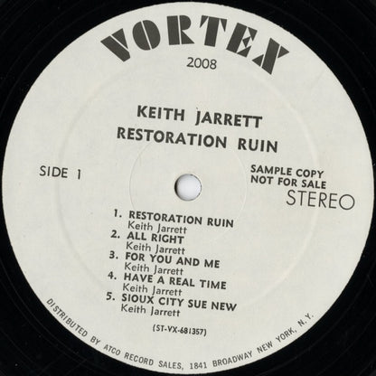 Keith Jarrett / キース・ジャレット / Restoration Ruin (2008)