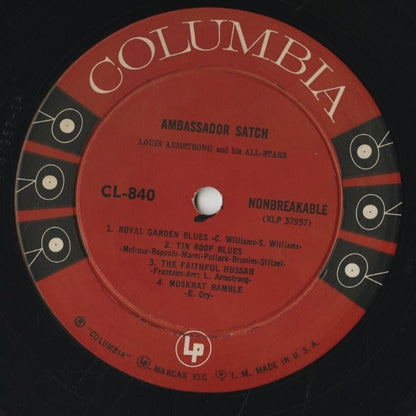 Louis Armstrong And His All-Stars / ルイ・アームストロング / Ambassador Satch (CL 840)