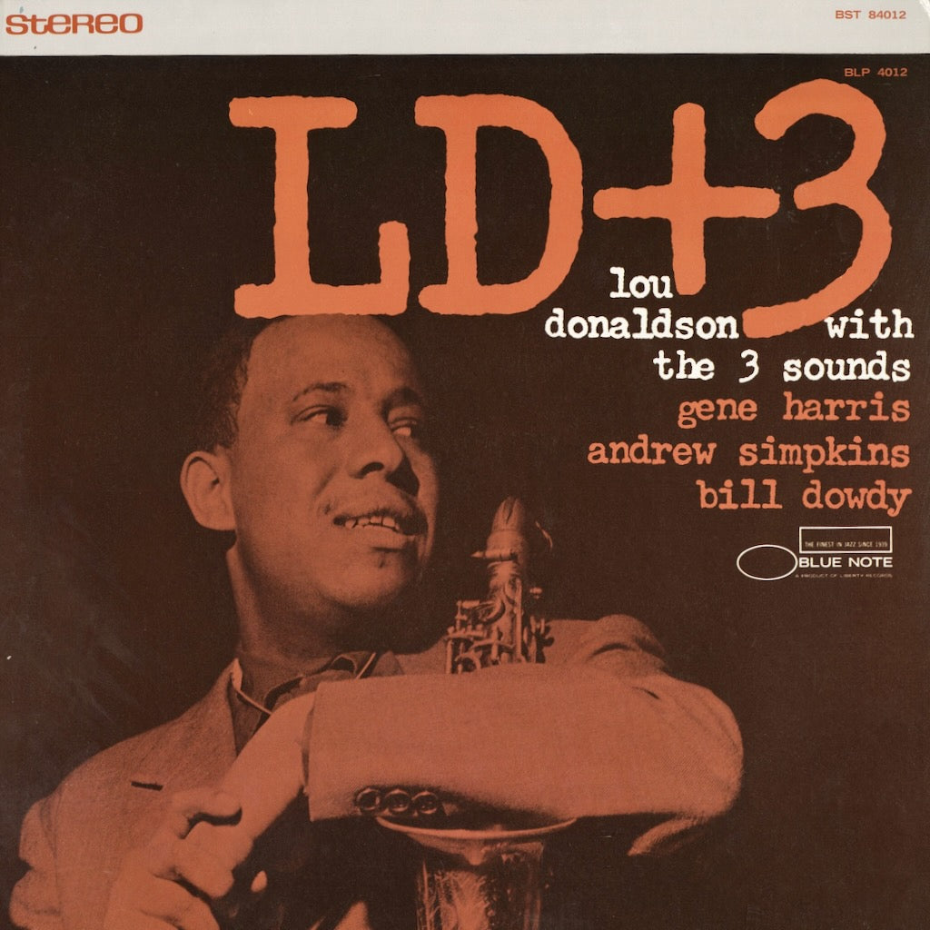 Lou Donaldson / ルー・ドナルドソン / LD+3 (BLP 84012)