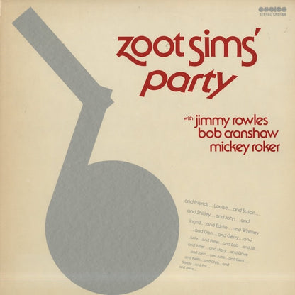 Zoot Sims / ズート・シムズ / Zoot Sims' Party (CRS1006)