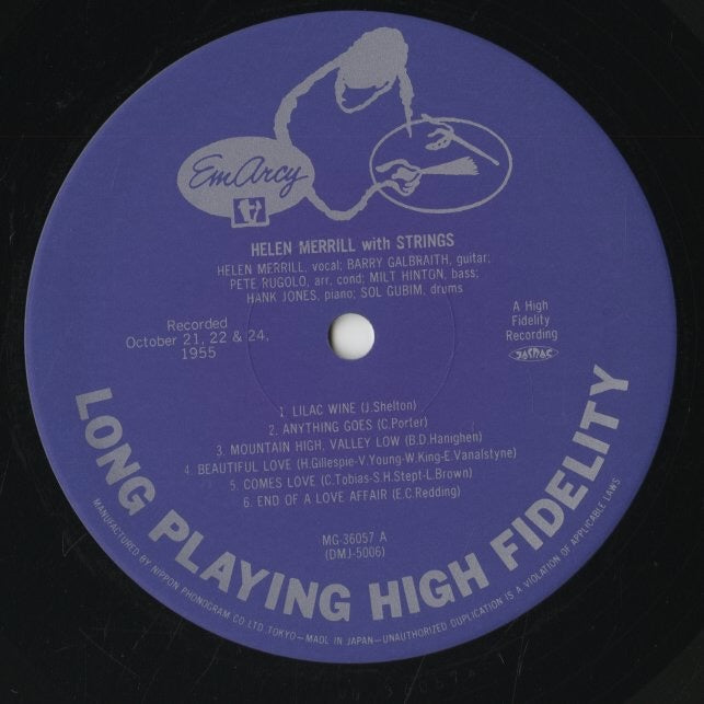 Helen Merrill / ヘレン・メリル / With Strings (DMJ-5006)