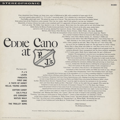 Eddie Cano - Eddie Cano At P.J.'s (R9-6030) LP 1962 US Reprise｜中古LP