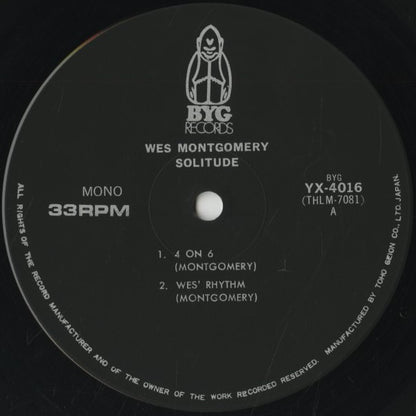 Wes Montgomery / ウェス・モンゴメリー / Solitude -2LP (YX4016-17)