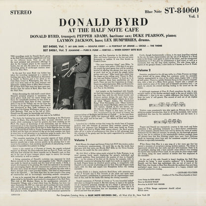 Donald Byrd / ドナルド・バード / At The Half Note Cafe, Vol. 1 (GXK 8104)