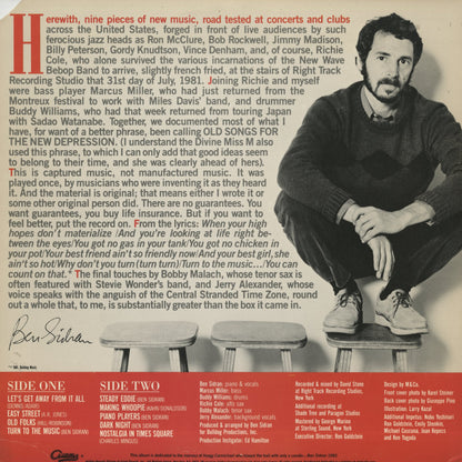 Ben Sidran / ベン・シドラン / Old Songs For The New Depression (AN-1001)