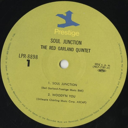 Red Garland / レッド・ガーランド / Soul Junction (LPR-8898)