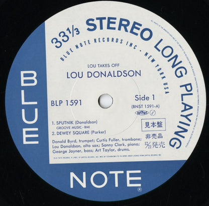 Lou Donaldson - Lou Takes Off (BLP 1591) 1984 JPN Blue Note｜中古LP