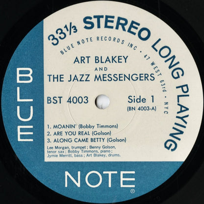 Art Blakey And The Jazz Messengers / アート・ブレイキー＆ジャズ・メッセンジャーズ / Moanin' (BST-84003)