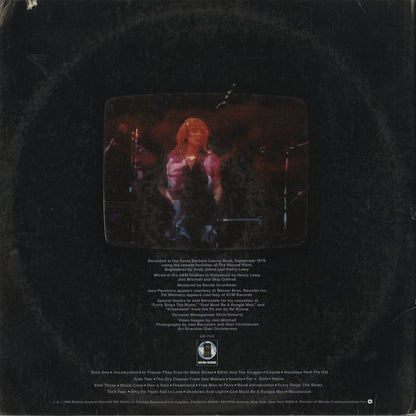 Joni Mitchell - Shadows and Light (BB-704) LP 1980 US Asylum｜中古LP