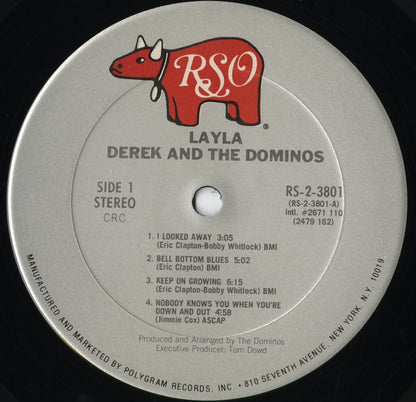 Derek & The Dominos - Layla And Other Assorted Love Songs (RS-2-3801) 1970's US RSO｜中古LP
