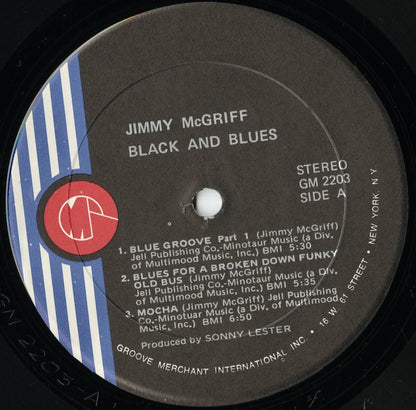 Jimmy McGriff - Black And Blues (GM 2203) 1972 US Groove Merchant｜中古LP
